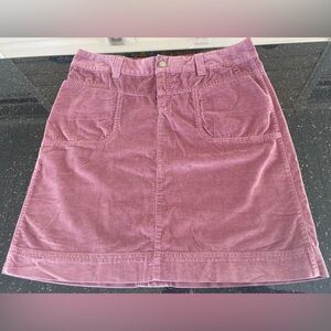Athleta Rose Washed Velvet Skirt - 14